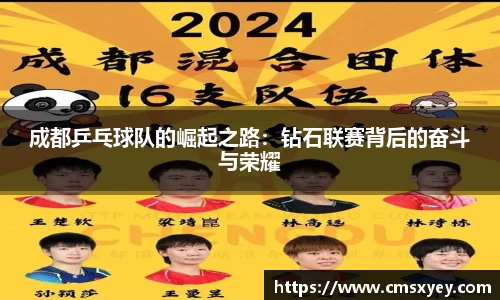 成都乒乓球队的崛起之路：钻石联赛背后的奋斗与荣耀